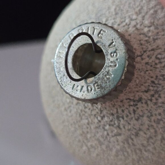 Vintage Shiny Brite USA Glass Christmas Ornaments Ribbed Bulb Shape Red & Green - Picture 6 of 10